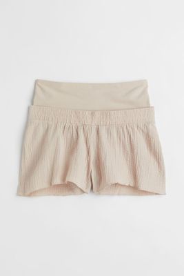 MAMA Double-weave Pull-on Shorts