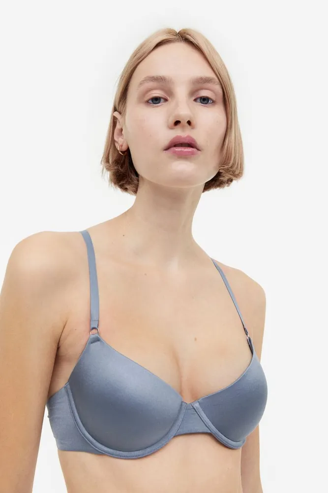 H&M, Intimates & Sleepwear, Hm Seamless Gray Push Up Bra