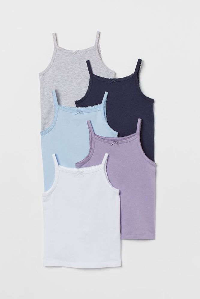 H&M 5-pack Jersey Tank Tops | Connecticut Post Mall