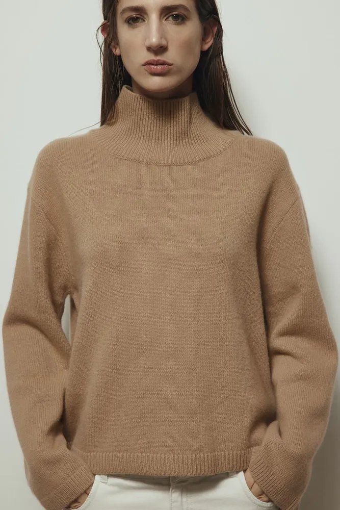 Wool and Cashmere Blend Sweater