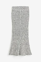 Rib-knit Mermaid Skirt