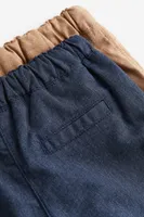 2-pack Fully Lined Cotton Pants