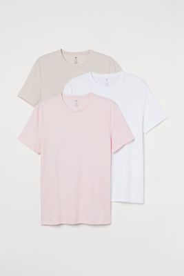 3-pack Slim Fit T-shirts