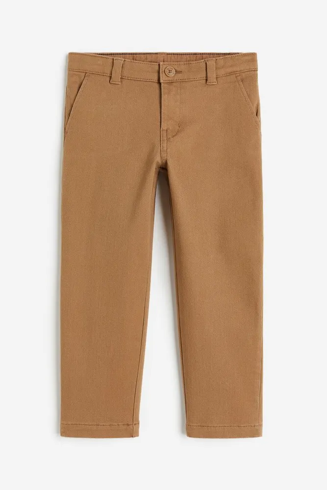 Relaxed Fit Twill Chinos
