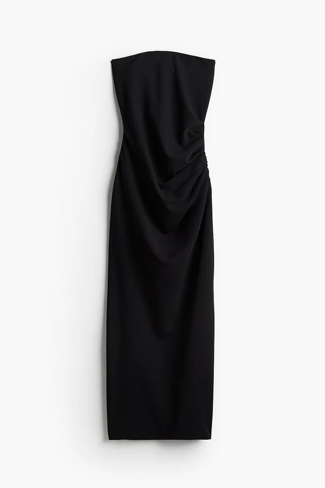 Draped Bandeau Dress