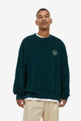 Oversized Fit Terry Sweatshirt