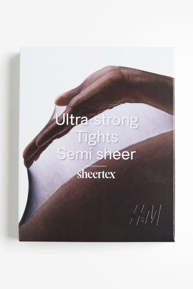H&M Sheertex® Ultra-strong Semi-sheer Tights