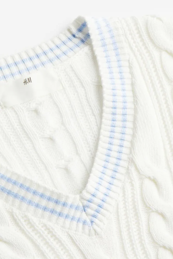 H&M Jacquard-knit Cotton Leggings