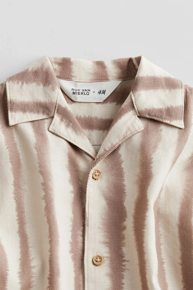Linen-blend Resort Shirt