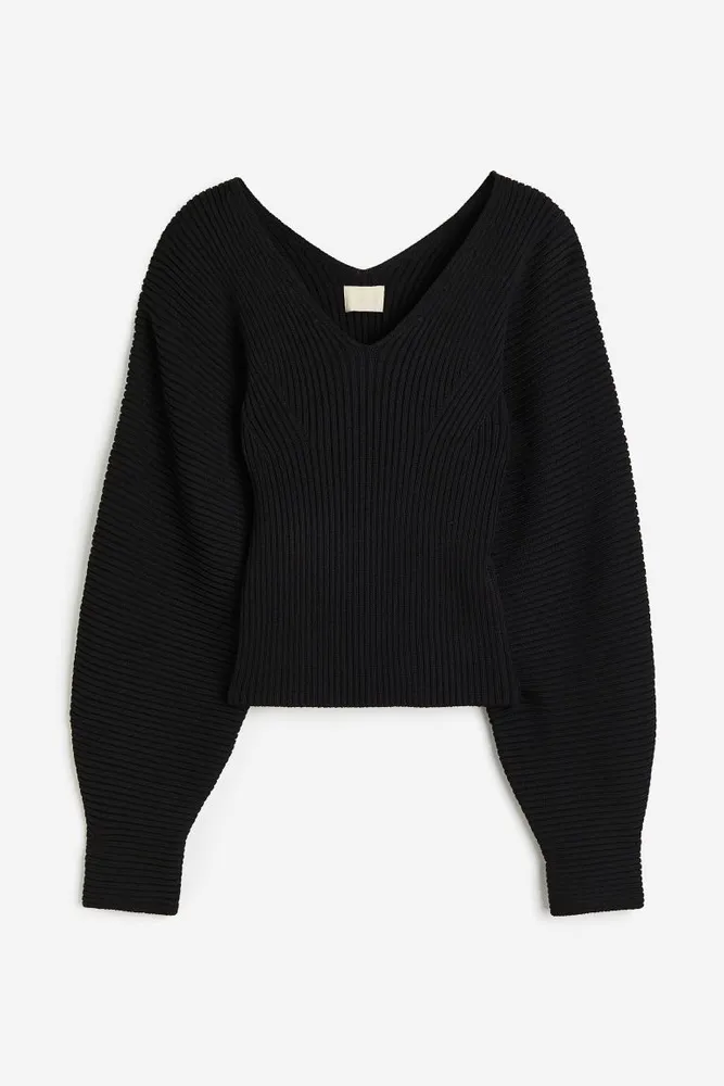 Rib-knit Sweater