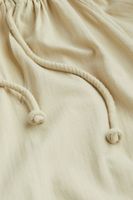Cotton Dress with Drawstring