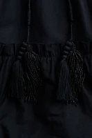 Drawstring-detail Halterneck Dress