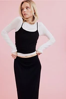 Jersey Pencil Skirt