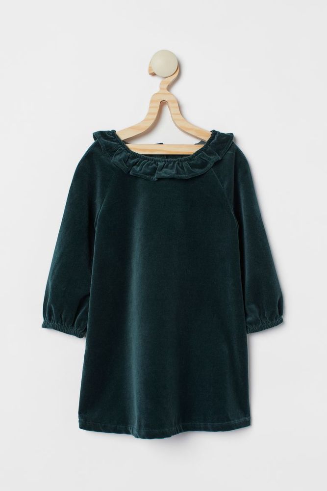 Cotton Velvet Dress