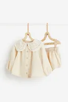 2-piece Blouse and Bloomers Set