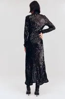 Long Sequined Dress