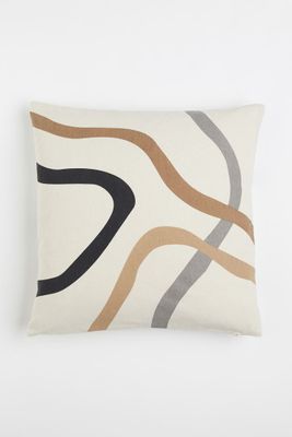 Patterned Cotton Cushion Cover