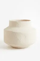 Wide Papier-maché Vase