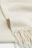 Linen-blend Shawl