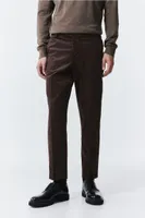 Slim Fit Velvet Suit Pants