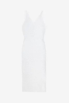 Rhinestone-embellished Net Dress