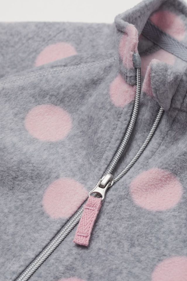 H&M Patterned Fleece Jacket