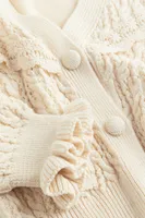 Textured-knit Cardigan