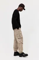 Relaxed Fit Cotton Cargo Joggers