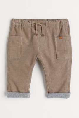 Fully Lined Corduroy Pants