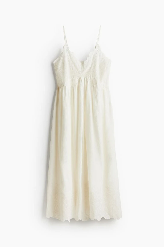 Embroidered Camisole Dress