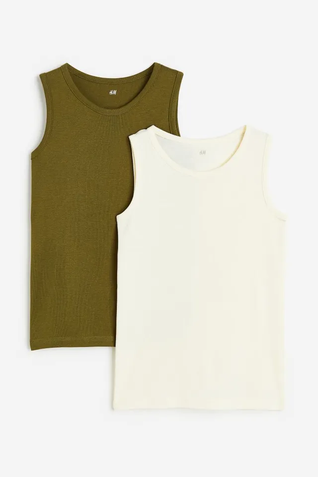 2-Pack Supreme Cotton-Blend Tank Tops