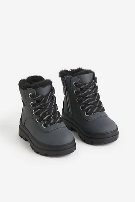 Waterproof Lace-up Boots