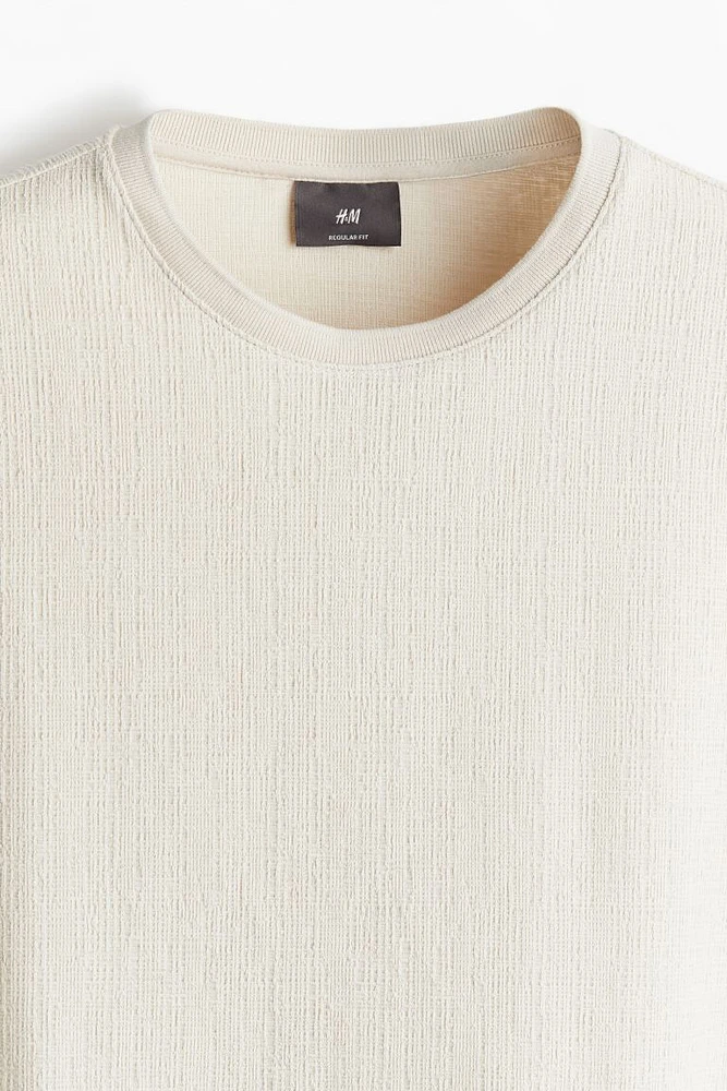 Regular Fit Textured T-shirt