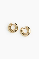 Gold-plated Hoop Earrings