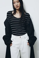 Rib-knit Top