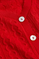Textured-knit Cardigan