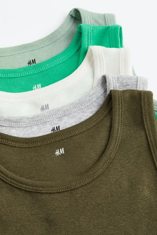 H&M 5-pack Cotton Tank Tops