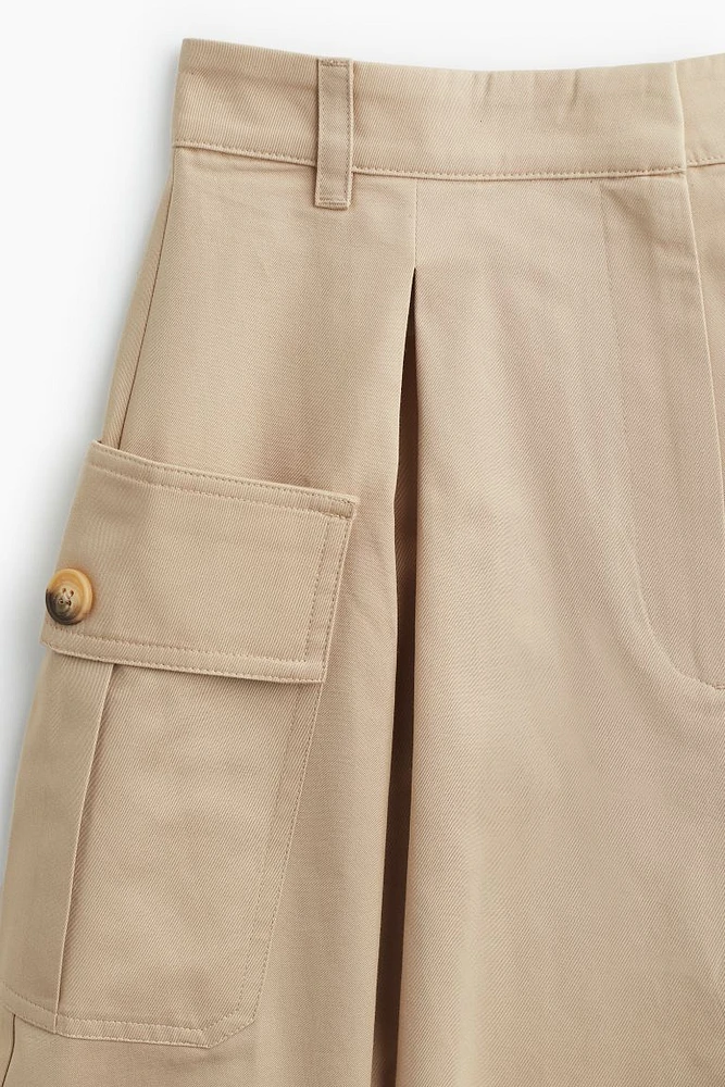 A-line Cargo Skirt