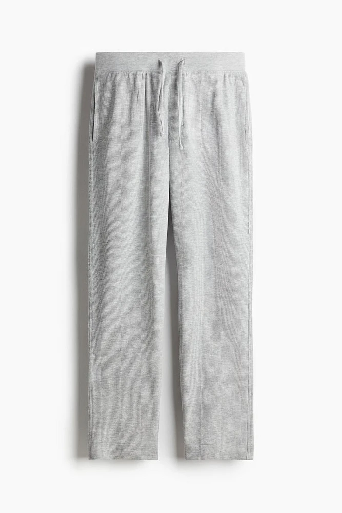 Regular Fit Waffled Pajamas