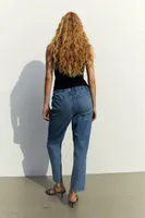MAMA Mom Loose Ankle Jeans