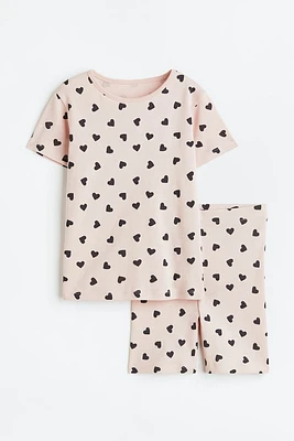 Snug Fit Printed Cotton Pajamas