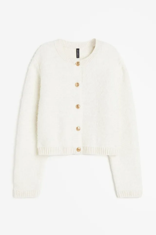  OTHER STORIES Bouclé Knit Cropped Cardigan