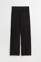 Rib-knit Pants