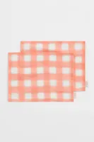 2-pack Checked Placemats
