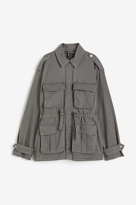 Cotton Twill Utility Jacket