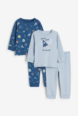 2-pack pijamas de algodón