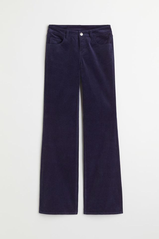 H&M Flared Corduroy Pants