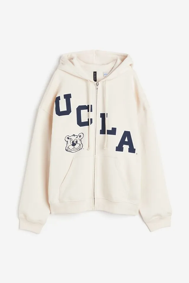 Men's UCLA Bruins Hoodie, Medium, Gray, H&M, Pullover, pockets