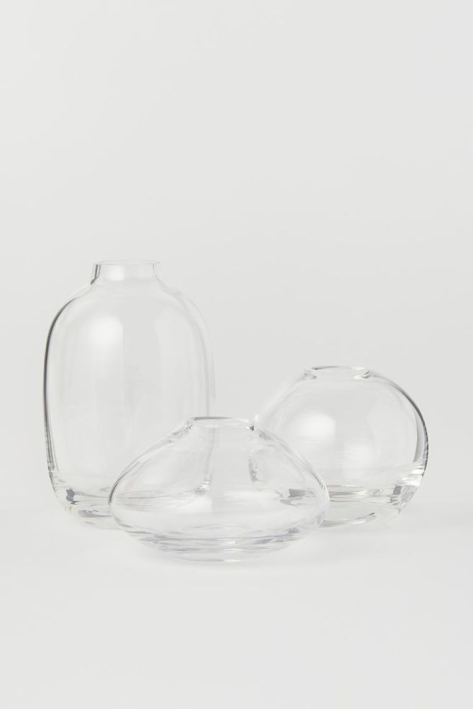 Clear Glass Mini Vase