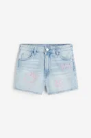 Relaxed Fit Denim Shorts